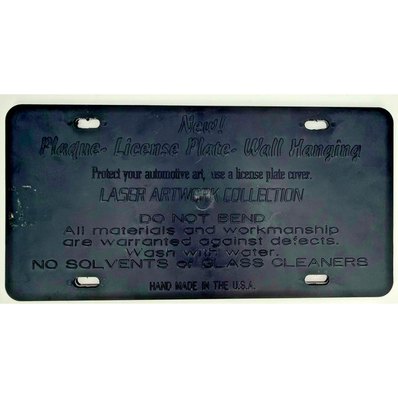 2001 Walt Disney World 30th Anniversary Booster License Plate Mirrored - Picture 6 of 6